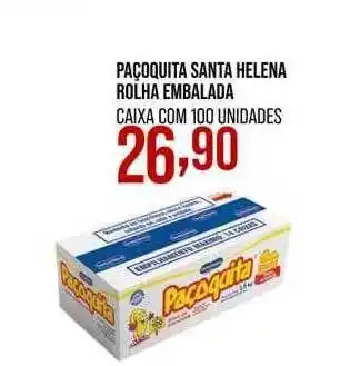 Paçoquita santa helena rolha embalada