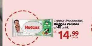 Farmácia Preço Popular Lenços umedecidos huggies versões oferta