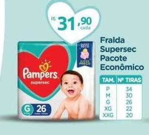 Farmácia Preço Popular Fralda supersec pacote econômico oferta