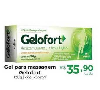 Farmácia Preço Popular Gel para massagem gelofort oferta