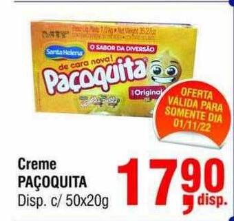 Higa Atacado Creme paçoquita oferta