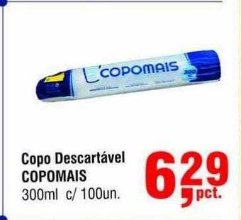 Copo descartável copomais