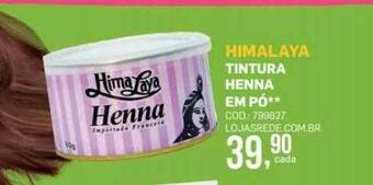 Lojas Rede Himalaya tintura henna em pó oferta