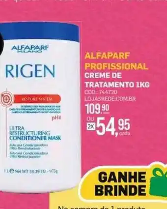 Lojas Rede Alfaparf profissional creme de tratamento oferta