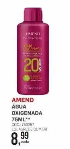 Lojas Rede Amend água oxigenada 75ml oferta
