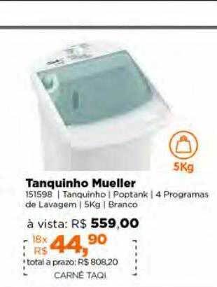 Lojas TaQi Tanquinho mueller oferta