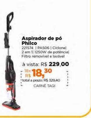 Aspirador de pó philco