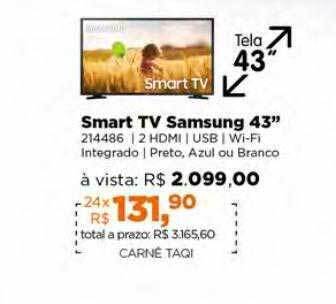 Smart tv samsung 43