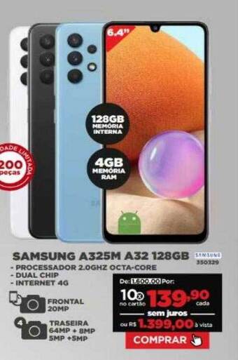 Móveis Simonetti Samsung a325m a32 128gb oferta