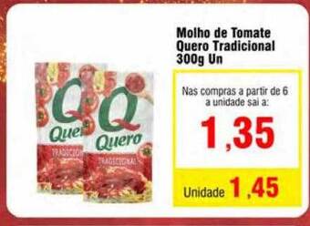 Spani Atacadista Molho de tomate quero tradicional oferta