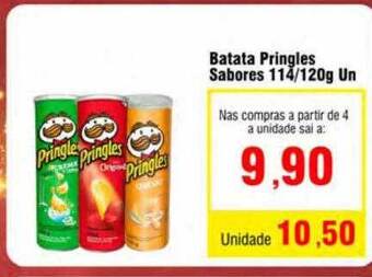Spani Atacadista Batata pringles sabores oferta