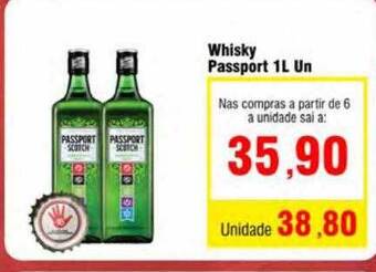 Spani Atacadista Whisky passport oferta