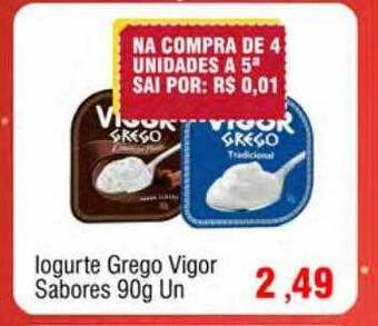 Spani Atacadista Iogurte grego vigor sabores oferta