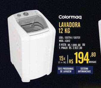 Zema Colormaq lavadora 12 kg oferta