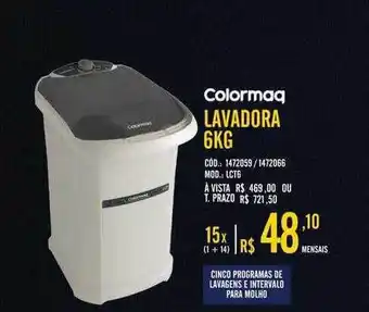 Zema Colormaq lavadora 6kg oferta