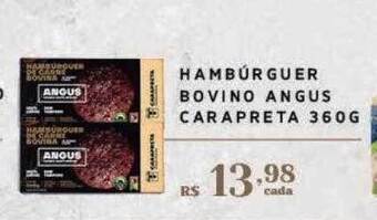 Hambúrguer bovino angus carapreta
