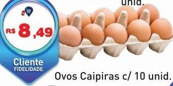 Tonin Superatacado Ovos caipiras c/ 10 unidades oferta