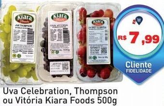 Tonin Superatacado Uva celebration, thompson ou vitória kiara foods 500g oferta