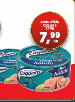 Tenda Atacado Atum sólido coqueiro 170g oferta
