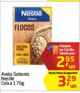 Tenda Atacado Aveia nestlé 170g oferta