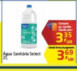 Tenda Atacado Água sanitária select 2l oferta