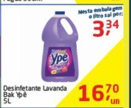 Tenda Atacado Desinfetante lavanda ypê 5l oferta