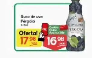 Supermercados Princesa Suco de uva pérgola oferta