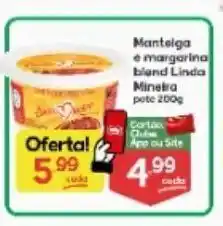 Manteiga e margarina blend linda