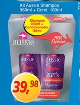 Supermercados Guanabara Kit Aussie Shampoo 360ml + Cond. 180ml oferta