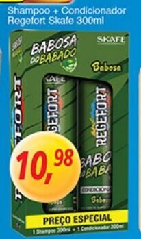 Supermercados Guanabara Shampoo + Condicionador Regefort Skafe 300ml oferta