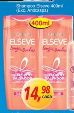 Supermercados Guanabara Shampoo Elseve 400ml oferta