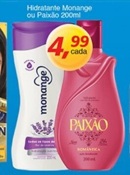 Supermercados Guanabara Hidratante Monange ou Paixao 200ml oferta