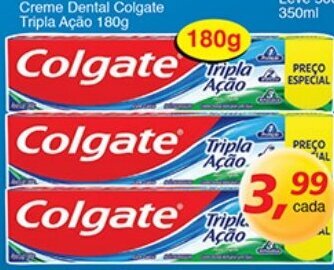 Supermercados Guanabara Creme Dental Colgate Tripla Acao 180g oferta