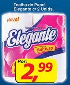 Toalha de Papel Elegante c/2 unids.