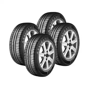 Pão de Açúcar Jogo 4 pneus aro 15 goodyear assurance 175/65r15 84t oferta