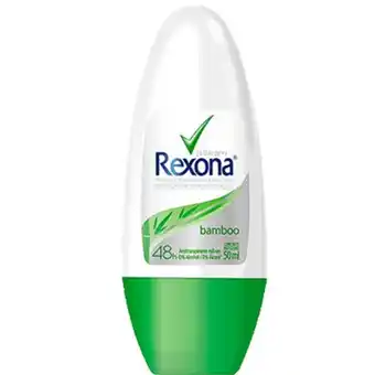 Super Lagoa Desodorante rollon rexona women bamboo 50ml oferta
