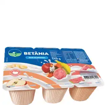 Iogurte polpa betania mix frutas 540g