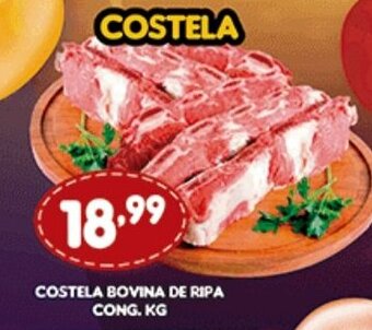 Supermercados Cristal Costela Bovina de Ripa cong. 1kg oferta