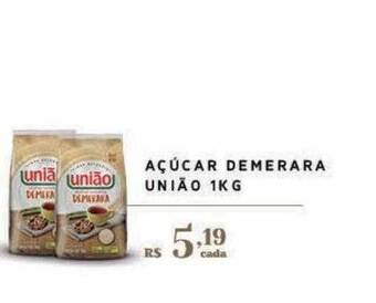 Açúcar demerara união