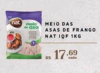 Empório Bahamas Meio das asas de frango nat iqf oferta