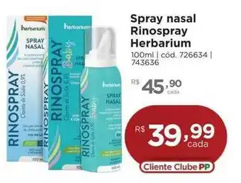 Spray nasal rinospray herbarium