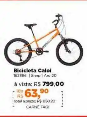 Bicicleta caloi 162886