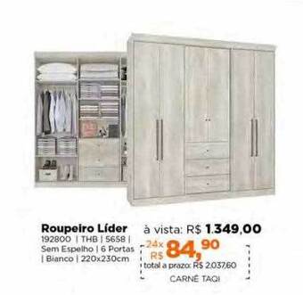 Lojas TaQi Roupeiro lider oferta