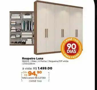 Lojas TaQi Roupeiro luna oferta
