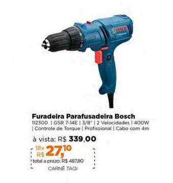 Furadeira parafusadeira bosch