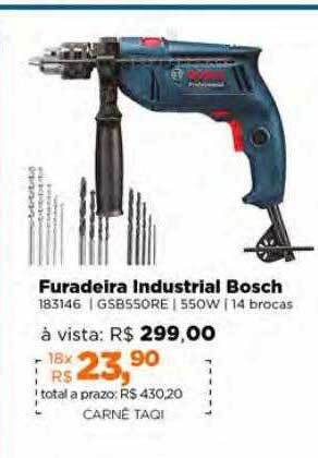 Lojas TaQi Furadeira industrial bosch oferta