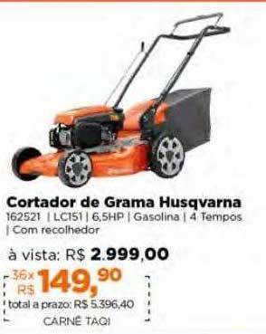 Lojas TaQi Cortador de grama husqvarna oferta