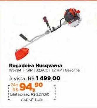 Lojas TaQi Roçadeira husqvarna 183284 oferta