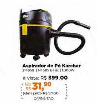 Lojas TaQi Aspirador de pó karcher 214658 oferta