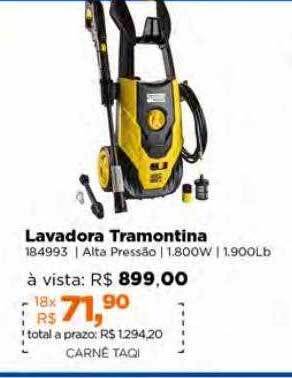 Lojas TaQi Lavadora tramontina oferta